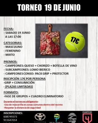 poster del torneo TORNEO DE PADEL