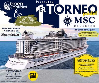 poster del torneo 1ER TORNEO MSC CRUCEROS