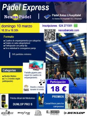 poster del torneo 💪🏼 EXPRESS NEXUS PADEL !