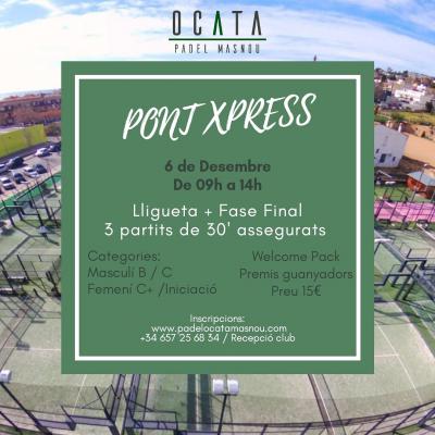 poster del torneo PONT XPRESS