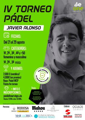 poster torneo IV TORNEO PADEL JAVIER ALONSO