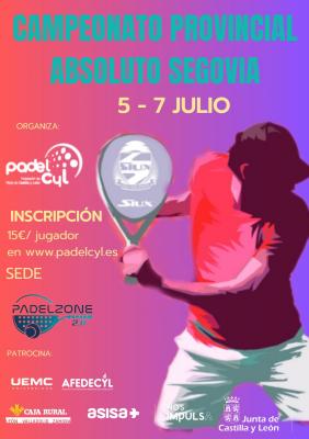 poster del torneo CAMPEONATO PROVINCIAL DE SEGOVIA