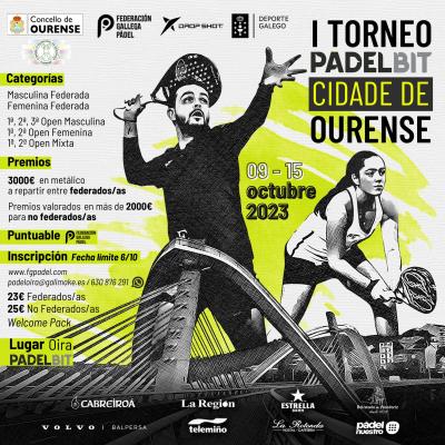 poster torneo I TORNEO PADELBIT CIDADE DE OURENSE