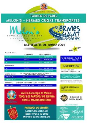 poster del torneo TORNEO MELON'S - HERMES CUGAT TRANSPORTES