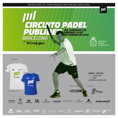 poster del torneo 6ª PRUEBA DEL CIRCUITO PADEL PUBLIDEP 2023