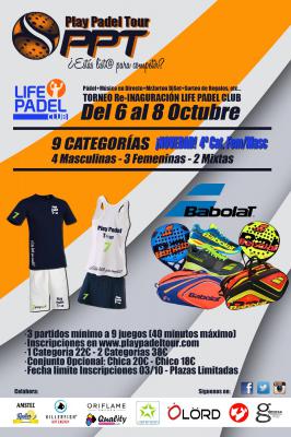 poster del torneo 6a PRUEBA PLAY PADEL TOUR