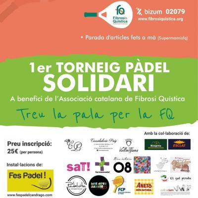 poster torneo 1ER TORNEIG SOLIDARI PERO LA FIBROSI QUISTICA