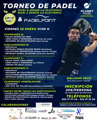 poster del torneo SHOWTIMEPADEL