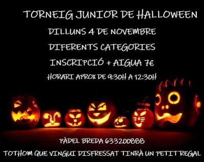 poster del torneo TORNEIG JUNIO DE HALLOWEEN