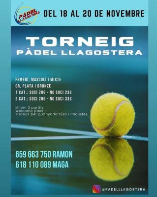 poster del torneo TORNEIG DE PADEL