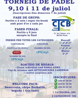 cartel del torneo