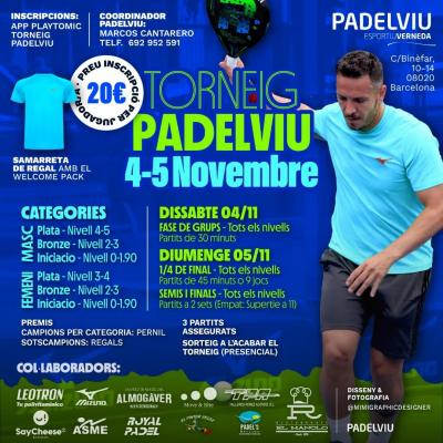 poster torneo TORNEIG PADELVIU