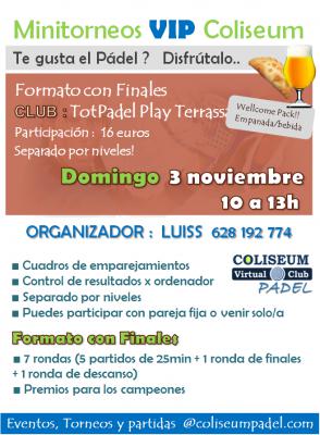 cartel del torneo