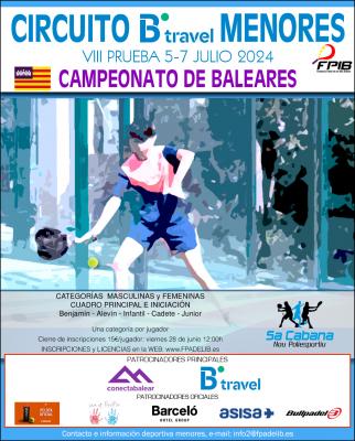 poster del torneo VIII PRUEBA CIRCUITO BTRAVEL DE MENORES