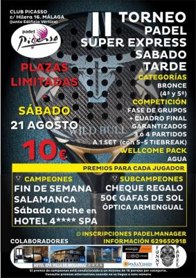 poster del torneo II SUPEREXPRESS SÁBADO TARDE