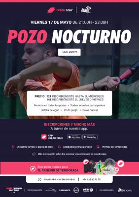 poster del torneo POZO NOCTURNO SEVEN PADEL ARGANDA