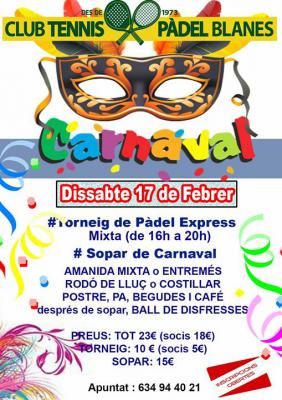 poster del torneo EXPRESS MIXTE CARNAVAL