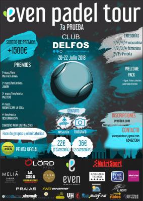 poster del torneo 7a PRUEBA EVEN PADEL TOUR