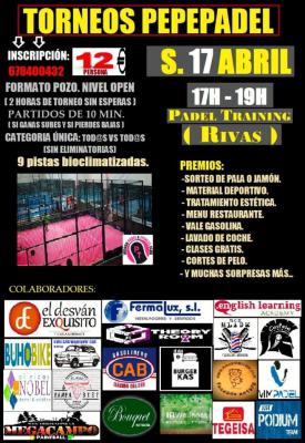 poster del torneo TORNEO PEPEPADEL