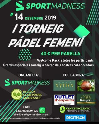 poster torneo I TORNEIG DE PADEL FEMENÍ