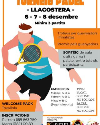 poster del torneo TORNEIG DE PADEL