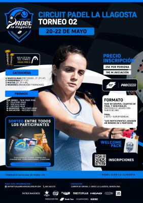 poster del torneo TORNEO 02 CIRCUIT PADEL LA LLAGOSTA