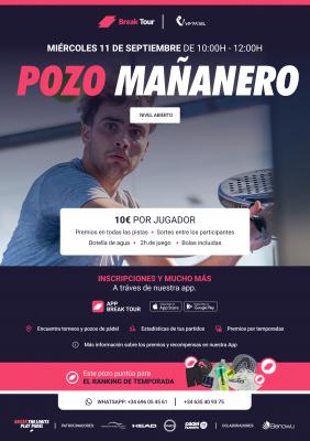 poster del torneo POZO MAÑÁNERO VIM PADEL