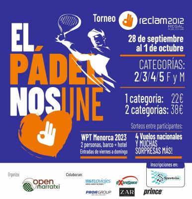 poster del torneo TORNEO RECLAM2012