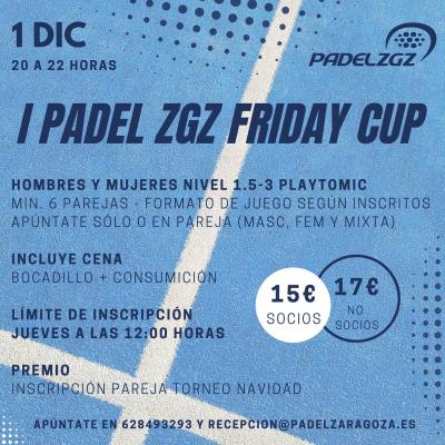 poster del torneo I FRIDAY CUP