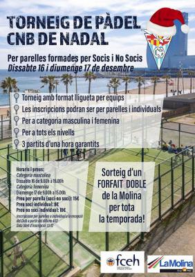 poster del torneo TORNEIG CNB DE NADAL