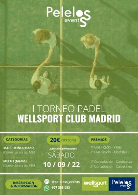 poster torneo WELLSPORT BY PELELOSS EVENTS