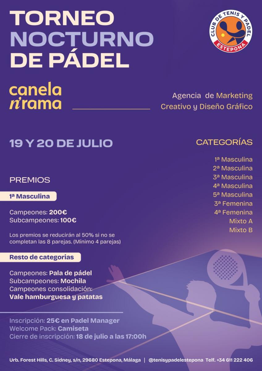 cartel del torneo