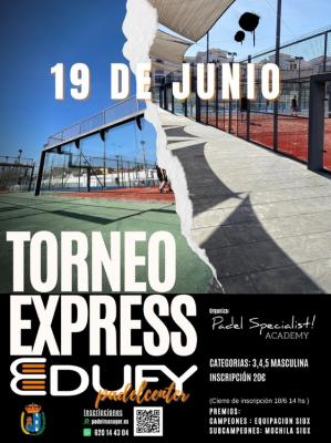 poster del torneo TORNEO MASCULINO EXPRESS