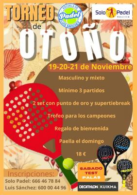 poster torneo TORNEO OTOÑO