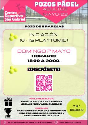 poster del torneo POZO INICIACIÓN CDSG