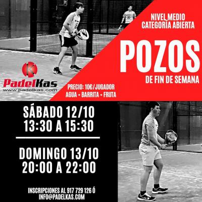 poster del torneo POZOS DE FIN DE SEMANA NIVEL MEDIO