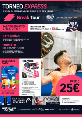 poster torneo TORNEO 02 CIRCUITO LET'S PADEL BY BREAK TOUR