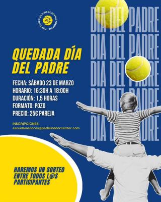 poster del torneo QUEDADA DÍA DEL PADRE