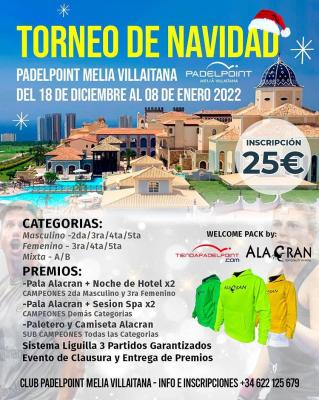 poster del torneo TORNEO DE NAVIDAD