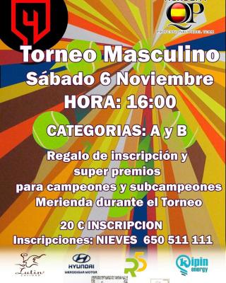 poster del torneo TORNEO MASCULINO