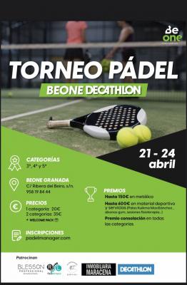 poster torneo I TORNEO BEONE-DECATHLON