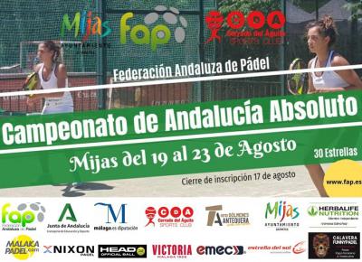 poster del torneo CAMPEONATO DE ANDALUCÍA ABSOLUTO