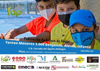 poster del torneo TORNEO DE MENORES 3000