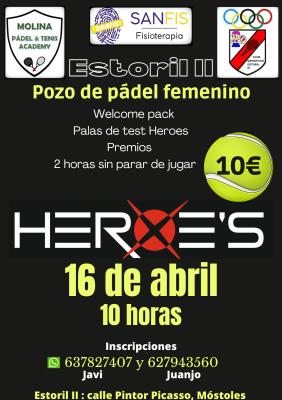 poster torneo POZO ESTORIL II FEMENINO