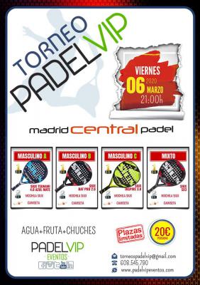 poster del torneo TORNEO PADELVIP