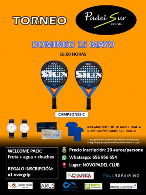 poster del torneo TORNEO PADELSUREVENTS