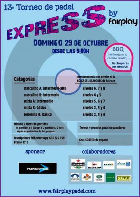 poster del torneo 13° TORNEO EXPRESS