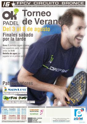 poster del torneo TORNEO DE VERANO - FPCV CIRCUITO BRONCE