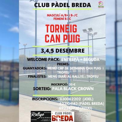 poster del torneo TORNEIG CAN PUIG