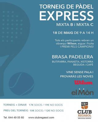 poster torneo TORNEIG EXPRESS MIXTE 